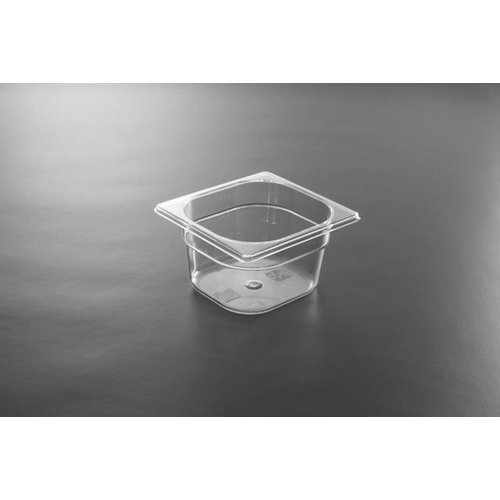 Hendi Polycarbonate Gastronorm Container 1/6 150 mm, Transparent