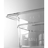 Hendi Polycarbonate Gastronorm Container 1/6 200 mm, Transparent