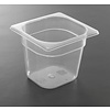 Hendi Polypropylene Gastronorm Container 1/6 200 mm, Transparent