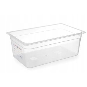 Hendi Polypropylene Gastronorm Container 1/1 150 mm, Transparent