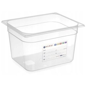 Hendi Polypropylene Gastronorm Container 1/2 150 mm, Transparent Hendi Polypropylene Gastronorm Container 1/2 150 mm, Transparent