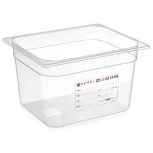 Hendi Polypropylene Gastronorm Container 1/2 200 mm, Transparent Hendi Polypropylene Gastronorm Container 1/2 200 mm, Transparent