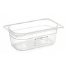 Hendi Polypropylene Gastronorm Container 1/4 100 mm, Transparent