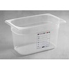 Hendi Polypropylene Gastronorm Container 1/4 100 mm, Transparent