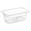 Hendi Polypropylene Gastronorm Container 1/4 200 mm, Transparent