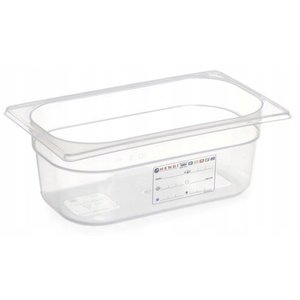 Hendi Polypropylene Gastronorm Container 1/4 200 mm, Transparent Hendi Polypropylene Gastronorm Container 1/4 200 mm, Transparent