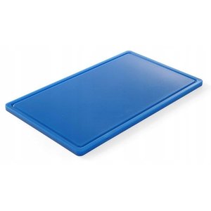 Hendi Polyethylene Cutting board HACCP GN 1/1 Blue with Cutout