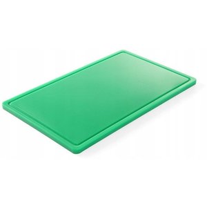 Hendi Polyethylene Cutting board HACCP GN 1/1 Green with Cutout