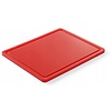 Hendi Polyethylene Cutting board HACCP GN 1/2 Red with Cutout