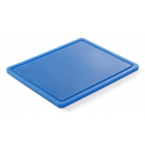 Hendi Polyethylene Cutting board HACCP GN 1/2 Blue with Cutout