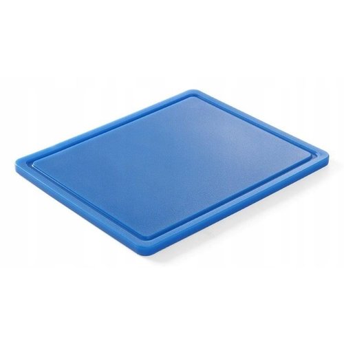 Hendi Polyethylene Cutting board HACCP GN 1/2 Blue with Cutout Hendi Polyethylene Cutting board HACCP GN 1/2 Blue with Cutout