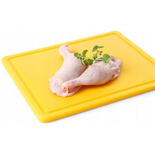 Hendi Polyethylene Cutting board HACCP GN 1/2 Yellow with Cutout