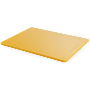 Hendi Polyethylene Cutting Board 380 x 500 mm Yellow