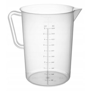 Hendi Polypropylene Measuring Jug, 5 L