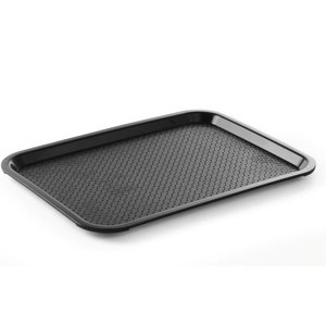 Hendi Fast Food Polypropylene Rectangular Serving Tray 305 x 415 mm Brown