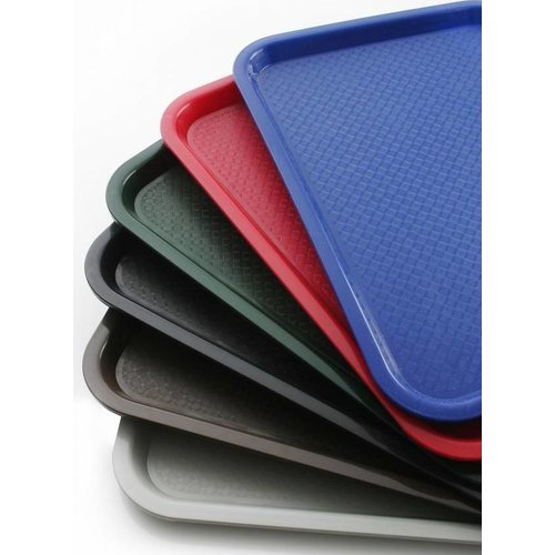 Hendi Prostokątna taca do serwowania Fast Food 305 x 415 mm z polipropylenu, czarna Hendi Prostokątna taca do serwowania Fast Food 305 x 415 mm z polipropylenu, czarna