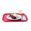 Hendi Prostokątna taca do serwowania Fast Food 305 x 415 mm z polipropylenu, czarna