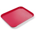 Hendi Fast Food Polypropylene Rectangular Serving Tray 350 x 450 mm Red