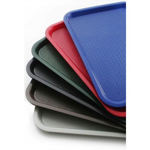 Hendi Fast Food Polypropylene Rectangular Serving Tray 350 x 450 mm Green Hendi Fast Food Polypropylene Rectangular Serving Tray 350 x 450 mm Green