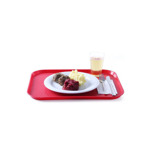 Hendi Fast Food Polypropylene Rectangular Serving Tray 350 x 450 mm Black Hendi Fast Food Polypropylene Rectangular Serving Tray 350 x 450 mm Black