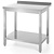 XXLselect Stół roboczy przyścienny z półką - skręcany, o wym. 1200x600x850 mm