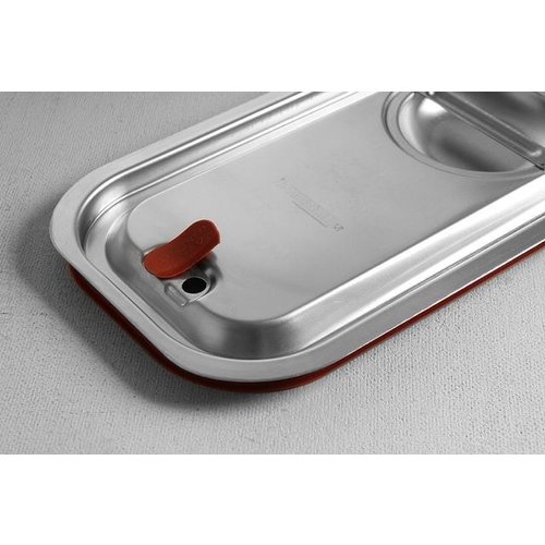 Hendi Pokrywka GN 1/3 ze stali nierdzewnej z uszczelką Hendi Pokrywka GN 1/3 ze stali nierdzewnej z uszczelką