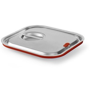 Hendi Stainless Steel Gastronorm Lid 2/3 with Seal Hendi Stainless Steel Gastronorm Lid 2/3 with Seal