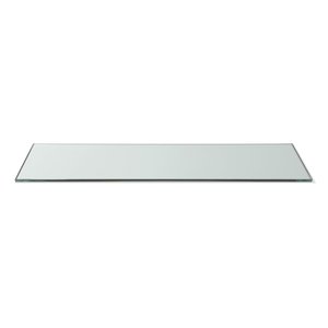 Rosseto Clear rectangular plate made of tempered glass Rosseto Clear rectangular plate made of tempered glass