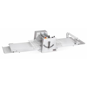 GGF Wałkownica taśmowa 880x2450x(h)460 mm, 8 kg ciasta, grubość od 0,1 do 34 mm, 0,37 kW, 400V GGF Wałkownica taśmowa 880x2450x(h)460 mm, 8 kg ciasta, grubość od 0,1 do 34 mm, 0,37 kW, 400V