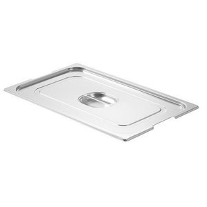 Hendi Stainless Steel Gastronorm Lid 1/4 with Place for Handles