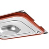 Hendi Stainless Steel Gastronorm Lid 1/2 with Seal and Place for Handles
