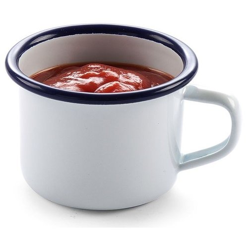 Hendi Kubek z uchwytem emaliowany 360 ml, śr. 90x(H)80 mm Hendi Kubek z uchwytem emaliowany 360 ml, śr. 90x(H)80 mm