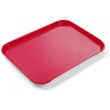 Hendi Fast Food Polypropylene Rectangular Serving Tray 345 x 265 mm Red