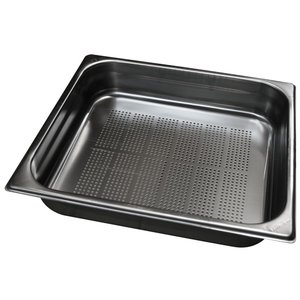 RedFox Stainless Steel Gastronorm Pan 2/3 200 mm, Perforated