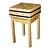 RedFox Butcher block wooden 500x800x850 mm on a wooden base