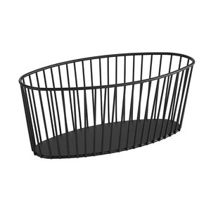 APS Kosz owalny czarny | 30 x 14 cm, h: 12 cm APS Kosz owalny czarny | 30 x 14 cm, h: 12 cm
