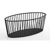 APS Kosz owalny czarny | 30 x 14 cm, h: 12 cm APS Kosz owalny czarny | 30 x 14 cm, h: 12 cm