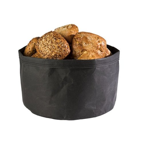 APS Worek bufetowy na pieczywo | czarny | Ø 30 cm, h: 22 cm APS Worek bufetowy na pieczywo | czarny | Ø 30 cm, h: 22 cm
