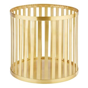 APS Koszyk okrągły metalowy | złoty | Ø 21 cm, H: 20 cm APS Koszyk okrągły metalowy | złoty | Ø 21 cm, H: 20 cm
