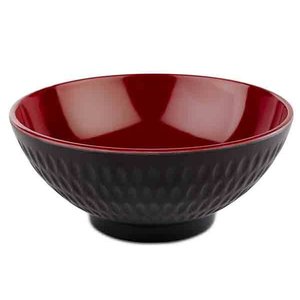 APS Miska z melaminy | czarno-czerwona | 0,35L APS Miska z melaminy | czarno-czerwona | 0,35L