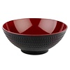 APS Wyprzedaż - Miska z melaminy | czarno-czerwona | 2,2L