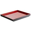 APS Taca GN z melaminy | czarno-czerwona | GN 1/2 APS Taca GN z melaminy | czarno-czerwona | GN 1/2