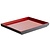 APS Taca GN z melaminy | czarno-czerwona | GN 1/2