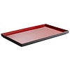 APS Taca GN z melaminy | czarno-czerwona | GN 1/1 APS Taca GN z melaminy | czarno-czerwona | GN 1/1