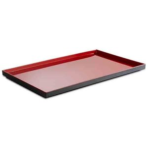 APS Taca GN z melaminy | czarno-czerwona | GN 1/1 APS Taca GN z melaminy | czarno-czerwona | GN 1/1