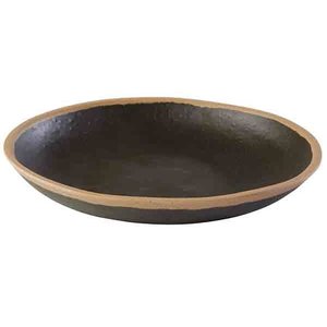 APS Talerz z melaminy, płytki, Ø205 mm, 500 ml, Crocker, brązowy APS Talerz z melaminy, płytki, Ø205 mm, 500 ml, Crocker, brązowy