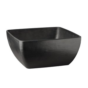 APS Misa kwadratowa z melaminy | czarna | 25 x 25 cm, H: 12 cm APS Misa kwadratowa z melaminy | czarna | 25 x 25 cm, H: 12 cm