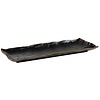 APS Taca z melaminy | czarno-brązowa | 39 x 16 cm, H: 3 cm APS Taca z melaminy | czarno-brązowa | 39 x 16 cm, H: 3 cm