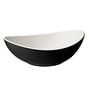 APS Misa owalna z melaminy | biała/czarna | 24 x 17,5 cm, H: 7,5 cm APS Misa owalna z melaminy | biała/czarna | 24 x 17,5 cm, H: 7,5 cm