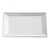 APS Półmisek prostokątny z melaminy | biały | 35,5 x 18 cm, h: 3 cm